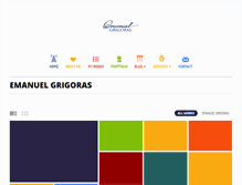 Tablet Screenshot of emanuelgrigoras.com
